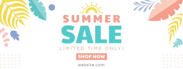Super Summer Sale Facebook Cover Design Image Preview