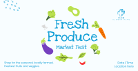 Fresh Market Fest Facebook Ad Design