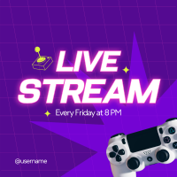Live Stream  Instagram post Image Preview