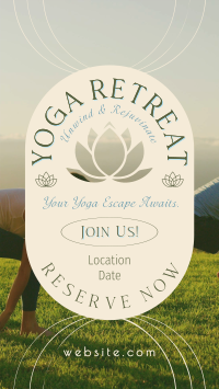 Yoga Retreat Day Video Image Preview