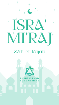 Elegant Isra and Mi'raj Instagram Reel Image Preview