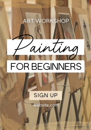 Painting for Beginners Flyer Image Preview