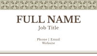 Generic Geometric Tiles Business Card Preview