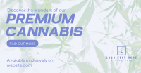Premium Cannabis Facebook Ad Design