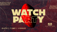 Grunge Football Watch Party Animation Preview