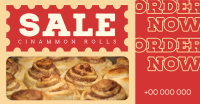 Cinnamon Rolls Sale Facebook ad Image Preview