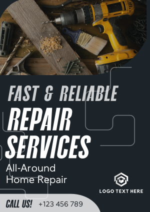 Handyman Repair Service Flyer Image Preview