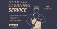 Janitorial Cleaning Facebook ad Image Preview