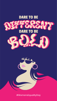Dare To Be Bold Instagram Story Design