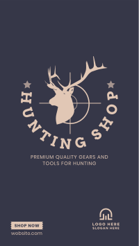Hunting Gears Facebook Story Design