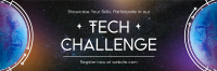 Minimalist Tech Challenge Twitter header (cover) Image Preview