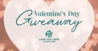 Valentine's Giveaway Facebook Ad Design