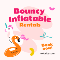 Bouncy Inflatables Instagram Post Design