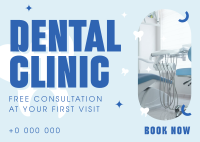 Corporate Dental Clinic Postcard Design