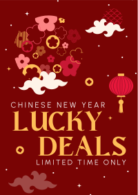 Cute Lucky Deals Flyer Image Preview