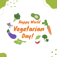 Happy Vegetarian Day Instagram post Image Preview