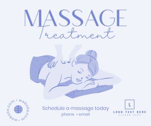 Best Massage Treatment Facebook post Image Preview