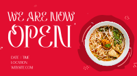 Asian Cuisine Facebook event cover Image Preview