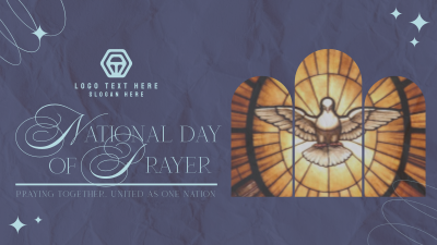 Elegant Day of Prayer Facebook event cover Image Preview