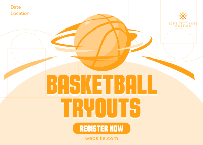 Ballers Tryouts Postcard Image Preview