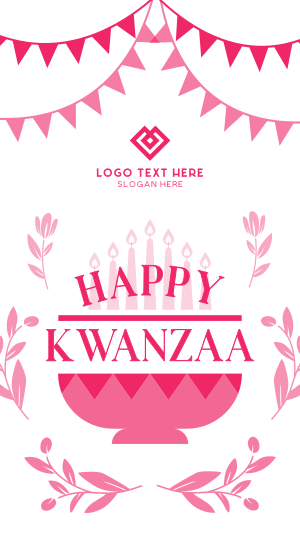 Kwanzaa Banners Instagram Reel Image Preview