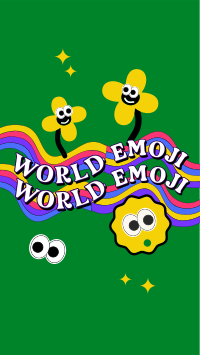 Psychedelic Emoji YouTube Short Image Preview