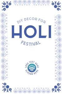 Holi Fest Pinterest Pin Image Preview
