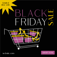 Black Friday Shopping Instagram post Image Preview