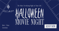 Halloween Movie Night Facebook Ad Image Preview