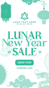 Lunar New Year Sale Facebook Story Design