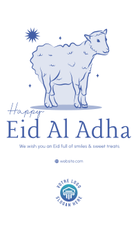 Eid Al Adha Lamb Facebook story Image Preview