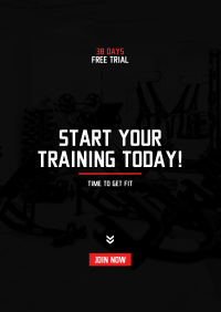 Start Your Training Today Flyer Image Preview