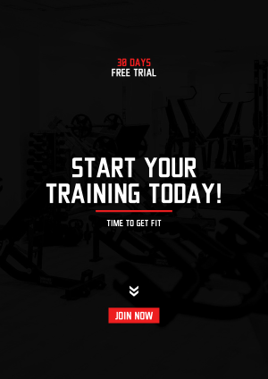 Start Your Training Today Flyer Image Preview
