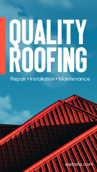 Quality Roofing YouTube short Image Preview