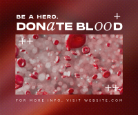 Modern Blood Donation Facebook Post Image Preview