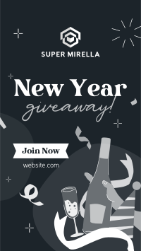 New Year Giveaway TikTok Video Image Preview