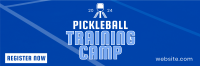 Classic Sporty Pickleball Training Twitter Header Preview