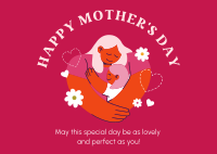 Lovely Mother's Day Postcard Design