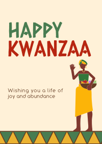 Kwanzaa Woman Flyer Image Preview