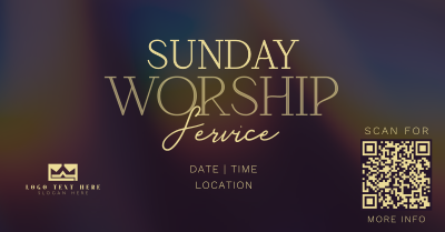 Radiant Sunday Church Service Facebook ad Image Preview