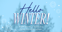 Winter Snowfall Facebook ad Image Preview