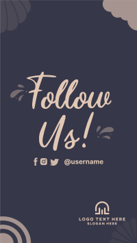 Quirky Follow Us Instagram story Image Preview