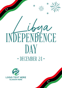 Happy Libya Day Poster Design