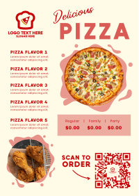 Pizza Habit Menu Design