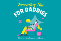 Daddy Tips for Handling Kids Pinterest board cover Image Preview