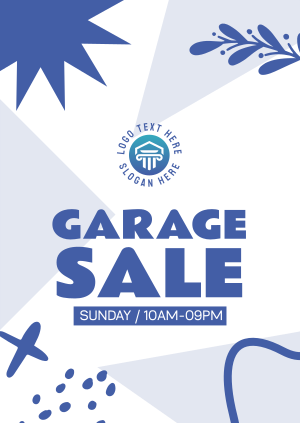 Garage Sale Notice Poster Image Preview