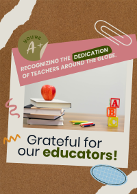 Educator Teacher's Day Poster Preview