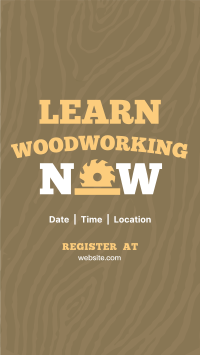 Woodworking Course Instagram story Image Preview