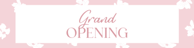 Floral Grand Opening LinkedIn banner Image Preview