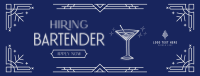 Art Deco Bartending Facebook Cover Preview